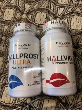 Hallusa Allprost Ultra + Hallvigo Supplement Set - White with Blue & Red Accents